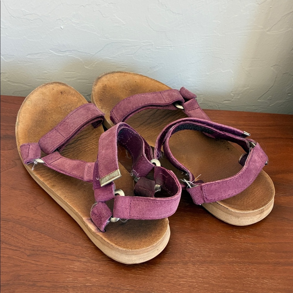 Teva Purple Suede Sandals